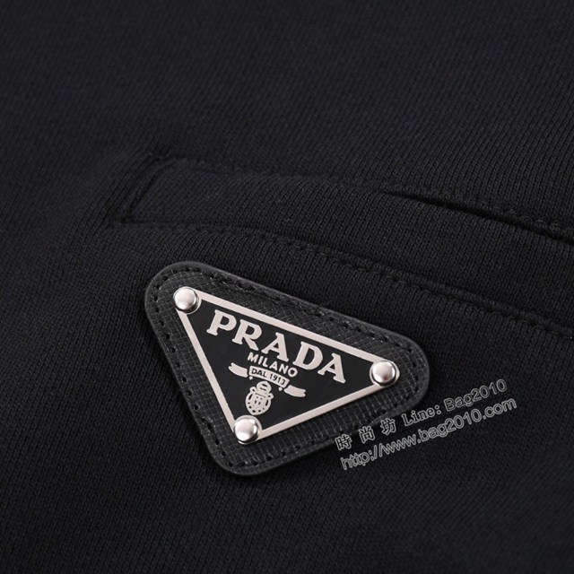 Prada專櫃普拉達2023FW新款三角標衛衣 男女同款 tzy2998